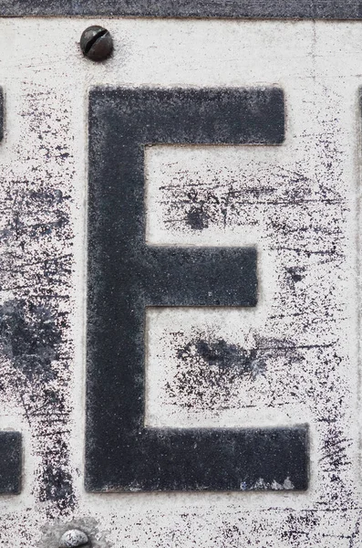 Pisemne Sformułowanie Trudnej Sytuacji Typografia Znaleziona List — Zdjęcie stockowe