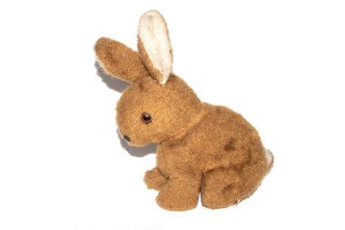 A Old vintage very worn and battered soft toy