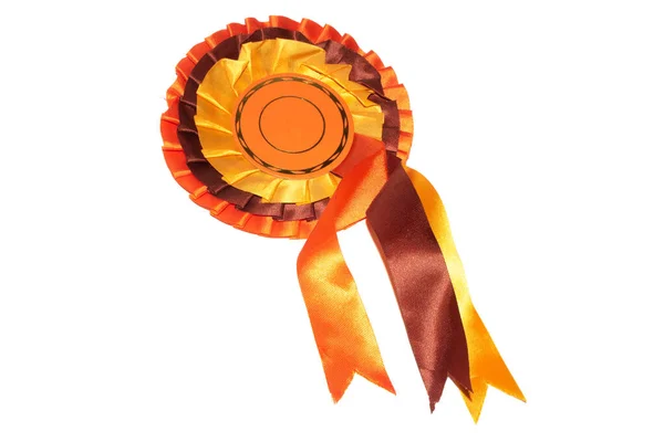 Vintage Winner Rosette Prize Badge Best Show Winng Race Award — Stock Photo, Image