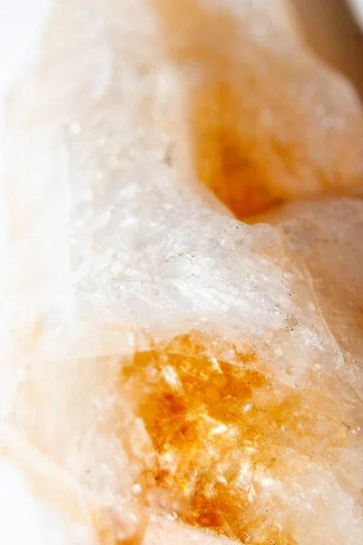 Primer Plano Piedra Cristal Semipreciosa Con Bordes Espirituales Dentados — Foto de Stock