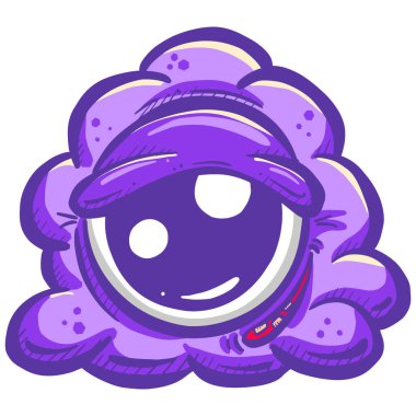 Koca Gözlü Sümüklü Uzaylı Çizgi Filmi Canavarı