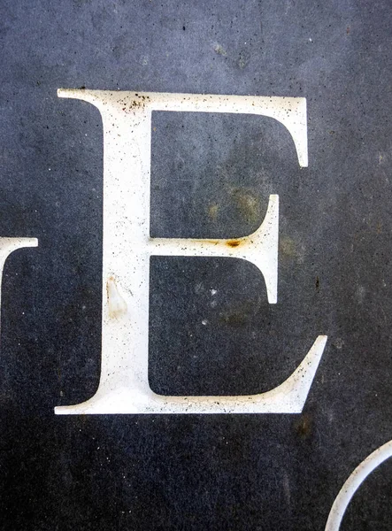 Pisemne Sformułowanie Trudnej Sytuacji Typografia Znaleziony List — Zdjęcie stockowe
