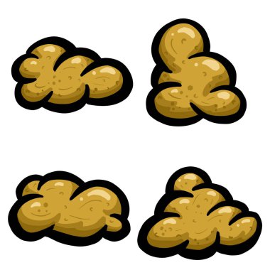 Çizgi film dışkısı ya da bok kahverengi pislik.