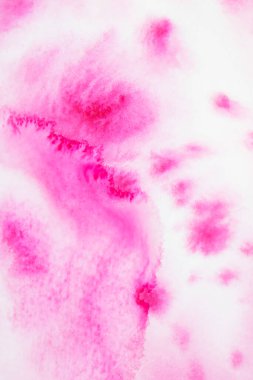 Suluboya resminin arka planı soyut bir şekilde etrafa saçılmıştı.