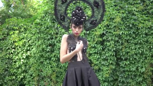 Magnificent Princess Vintage Dress Garden — Video Stock