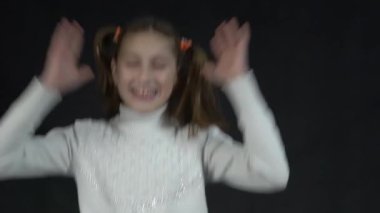 Happy face, positive and smiling emotions of teenager girl