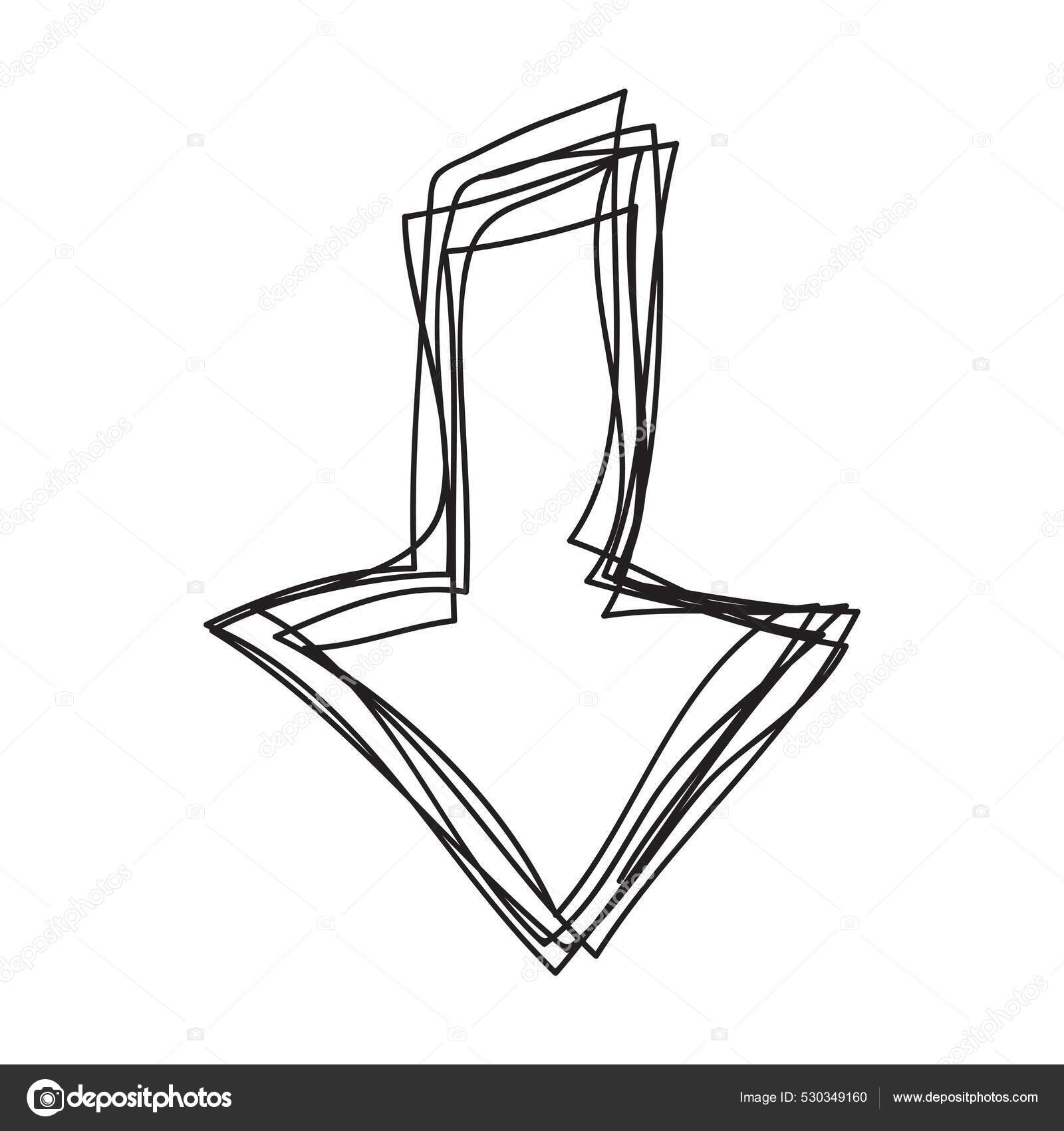 Håndtegnet Doodle Piler Tegnestift Skriblerelement Illustrasjon  Blyanttegning Tegnestifter stockvektor © tuktukdesign #530349160, image size:1600x1700