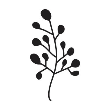 El çizimi çiçek yaprakları davetiye, tebrik kartı, poster, ağ, resim ve çerçeveler için resim unsurları bırakır 