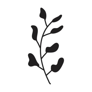 El çizimi çiçek yaprakları davetiye, tebrik kartı, poster, ağ, resim ve çerçeveler için resim unsurları bırakır 