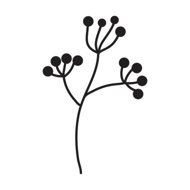 El çizimi çiçek yaprakları davetiye, tebrik kartı, poster, ağ, resim ve çerçeveler için resim unsurları bırakır 