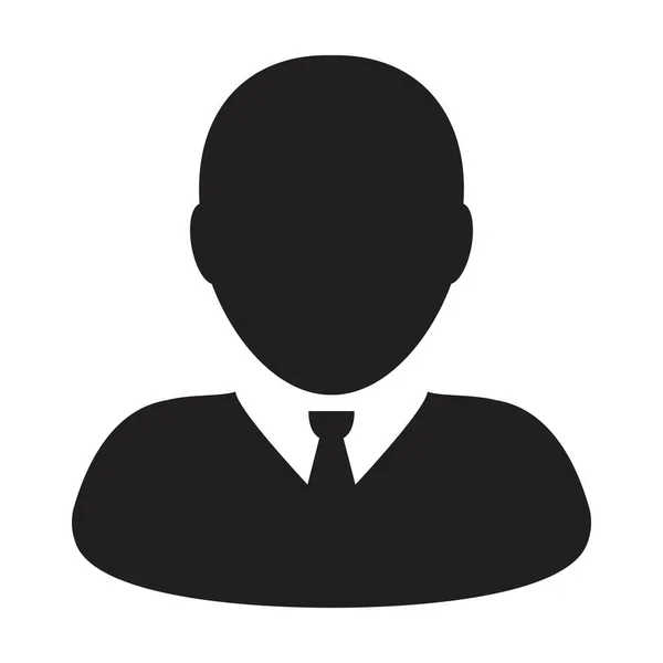 Associate Icon Vektor Male User Person Profile Avatar Symbol Business — Stockvektor