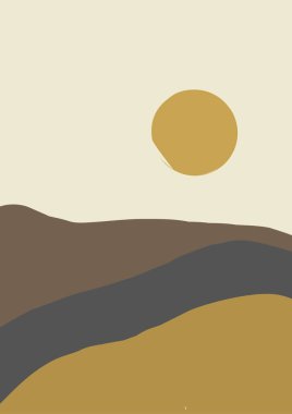 Duvar sanatı, poster, resim baskısı, İskandinav, tuval, çerçeve ve ev dekorasyonu için İskandinav sanatı modern tasarımı