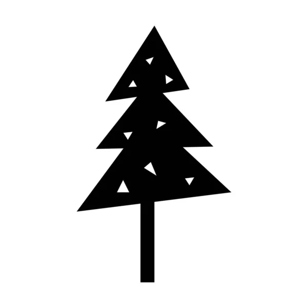 Baum Symbol Vektor Glyphen Symbol Für Natur Ökologie Und Umwelt — Stockvektor