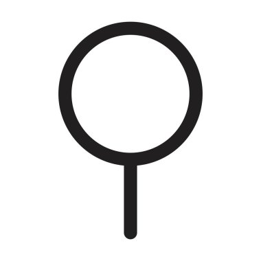 Doğa, ekoloji ve çevre için düz renk sembolü olan ağaç ikonu vektör sembolü