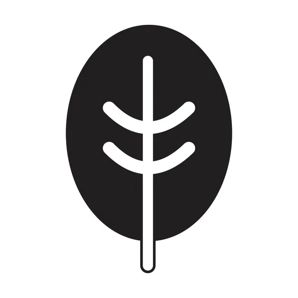Baum Symbol Vektor Glyphen Symbol Für Natur Ökologie Und Umwelt — Stockvektor
