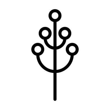 Doğa, ekoloji ve çevre için düz renkli bir resimde ağaç ikonu vektör sembolü