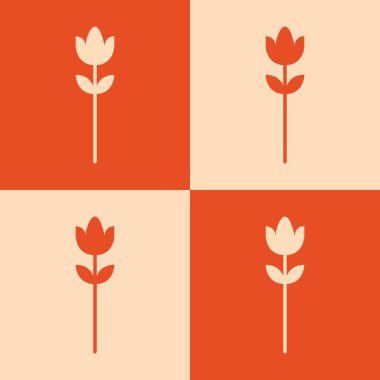 Kusursuz çiçek desenli vektör şekil karalama bitkisi dijital ve yazıcı materyalleri için soyut arkaplan çizimi