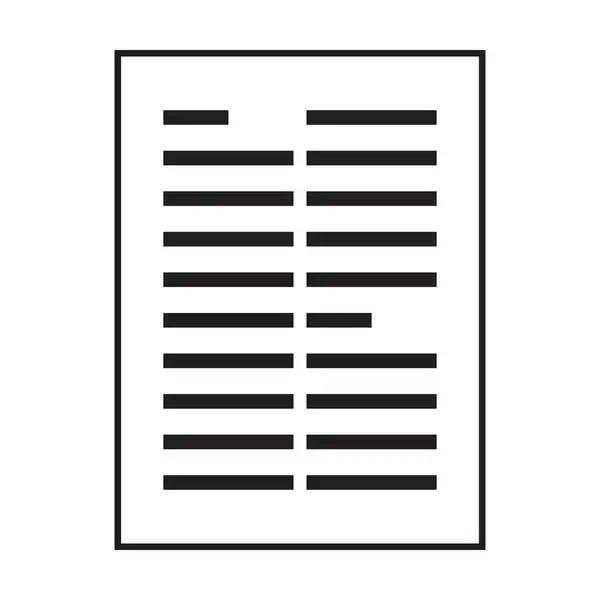 Guideline Icon Vector Business File Data Documentation Report Glyph Illustratio — Stockvector