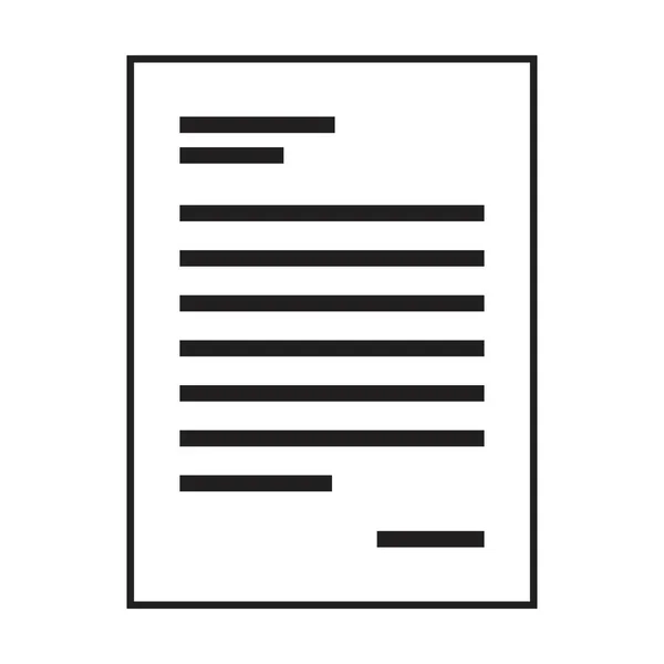 Agreement Icon Vector Business File Data Documentation Report Glyph Illustration — Stock vektor