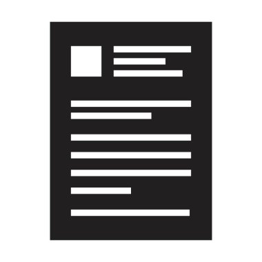 İş dosyası verileri ve bilgi raporları için bir kabartma resimde uygulama simgesi vektörü