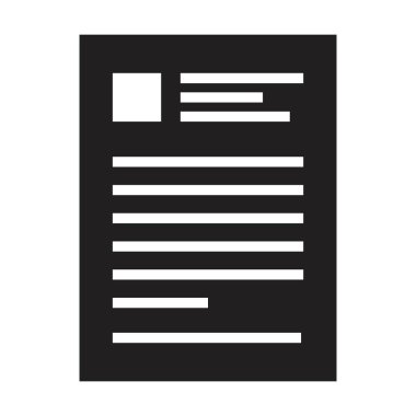 İş dosyası verileri ve bilgi raporları için bir kabartma resimde uygulama simgesi vektörü