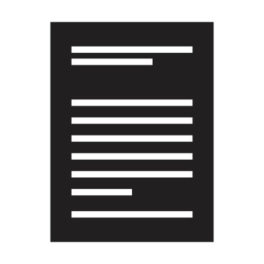 İş dosyası verileri ve bilgi raporları için bir kabartma illüstrasyonda belge ikonu vektörü