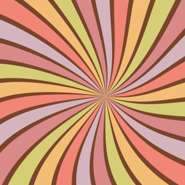 Güneş patlaması vektörü arka plan soyut yaz retro deseni kıvrımlı çizgiler kumaş, doku, tekstil ve dijital kağıt ve baskı materyalleri için duvar kağıdı çizimi.