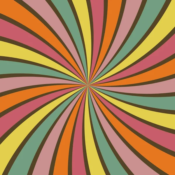 Güneş patlaması vektörü arka plan soyut yaz retro deseni kıvrımlı çizgiler kumaş, doku, tekstil ve dijital kağıt ve baskı materyalleri için duvar kağıdı çizimi.