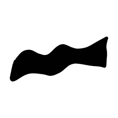 Bir kabartma resimde soyut şekil, vektör modern ve çağdaş tasarım sanat unsuru, duvar sanatı ve baskı koleksiyonları için