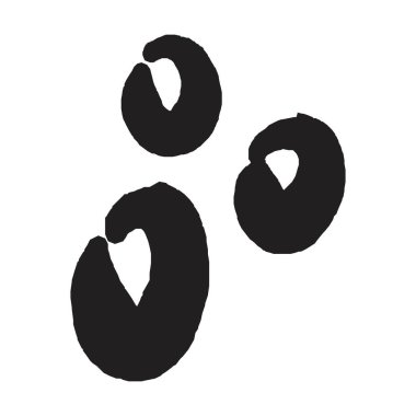 Bir kabartma resimde soyut şekil, vektör modern ve çağdaş tasarım sanat unsuru, duvar sanatı ve baskı koleksiyonları için