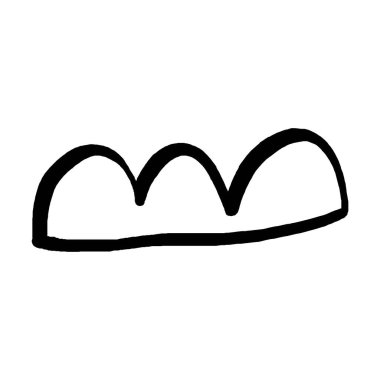 Bir kabartma resimde soyut şekil, vektör modern ve çağdaş tasarım sanat unsuru, duvar sanatı ve baskı koleksiyonları için