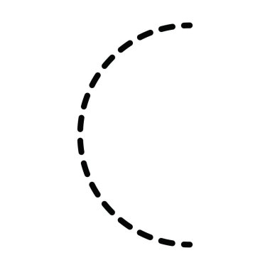 Prewriting tracing lines and curve shapes element for preschool, kindergarten and Montessori kids activities in vector illustration