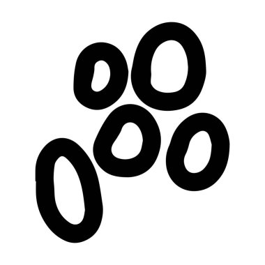 Bir kabartma resimde soyut el çizimi şekil karalama, vektör modern ve çağdaş tasarım sanat öğesi koleksiyonu, duvar sanatı ve baskı koleksiyonları