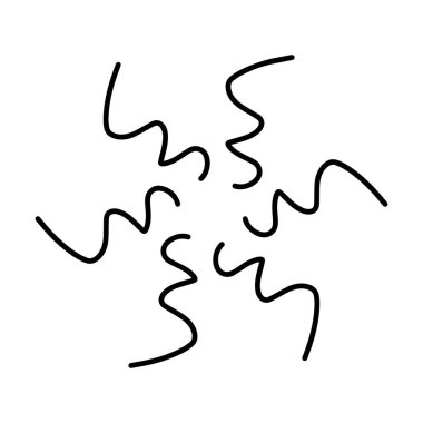 Yazdırma ve web arkaplanı için soyut şekil vektör tasarım ögesi modern ve çağdaş illüstrasyon