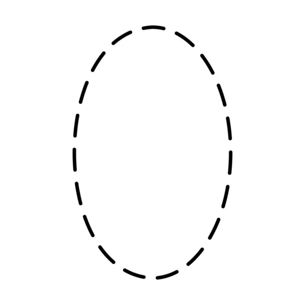 Namierzanie Alfabetu Prewriting Dotted Line Element Dla Przedszkola Przedszkola Montessori — Wektor stockowy