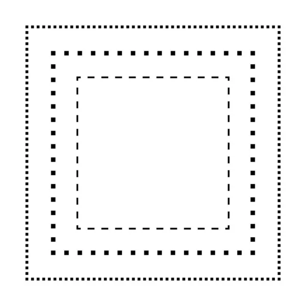 Στοιχείο Γραμμών Τετραγωνικού Σχήματος Για Παιδιά Προσχολικής Ηλικίας Νηπιαγωγείου Και — Διανυσματικό Αρχείο