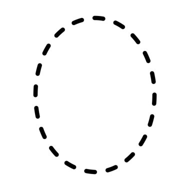 Anaokulu, anaokulu, anaokulu ve Montessori okul öğrencilerinin el yazısı alıştırması çalışmaları için küçük harf o küçük harf..