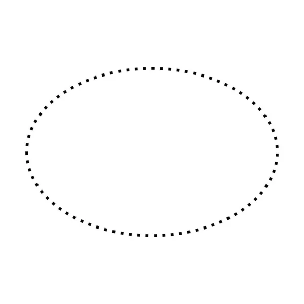 Значок Вектора Символа Эллипса Элемента Креативного Графического Дизайна Иллюстрации Пиктограммы — стоковый вектор