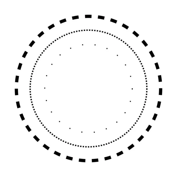 Tracing Cirkel Vorm Lijnen Element Voor Kleuterschool Kleuterschool Montessori Kinderen — Stockvector