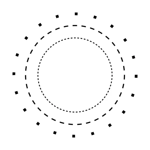 Tracing Cirkel Vorm Lijnen Element Voor Kleuterschool Kleuterschool Montessori Kinderen — Stockvector