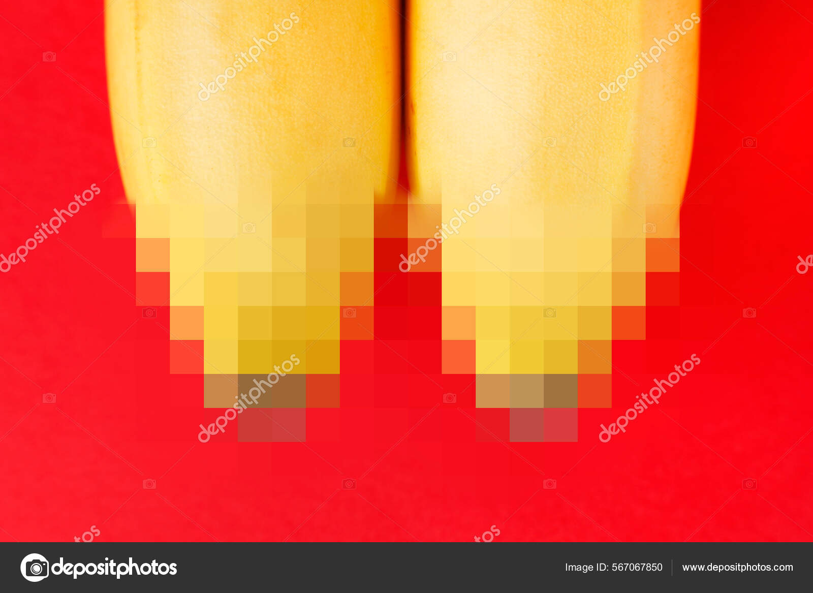 Bananas Boobs Concept Topless Female Breasts Hidden Censored Mosaics Erotic  Stock Photo by ©LIIMIT 567067850