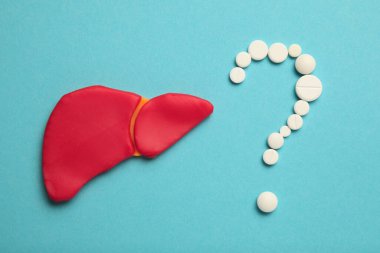 İnsan karaciğer hastalığı, siroz, kronik iltihap. Kanser tedavisi kavramı, hepatit.