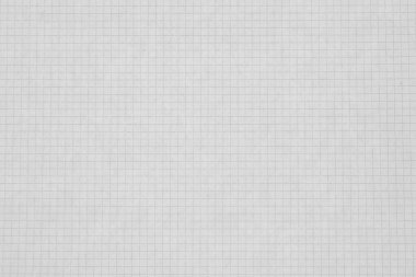 Square (graph, cell) paper sticky note, empty background, design mockup.