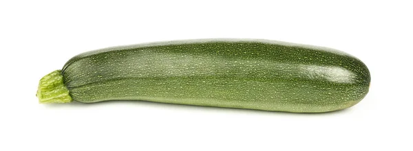 Abobrinha Verde Madura Sobre Fundo Branco — Fotografia de Stock
