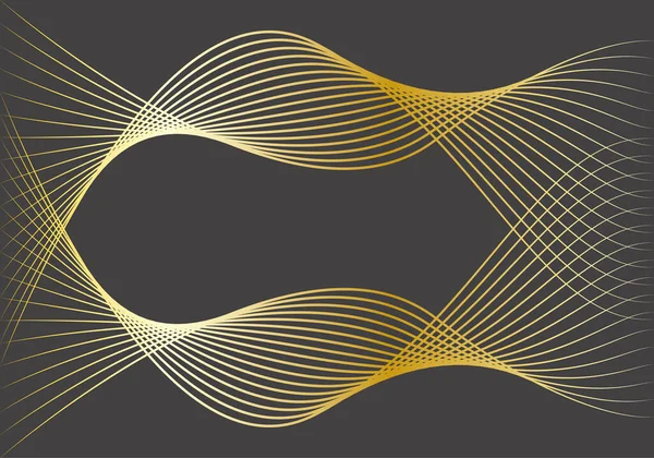 Siyah arkaplanda altın ağ ve ağ arkaplanı.