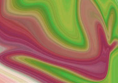 Yeşil, sarı ve kırmızı renkli karışık boya arkaplanı.