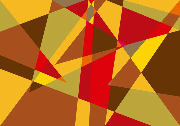 Poligonális Piros Meleg Háromszögek Háttér — Stock Vector
