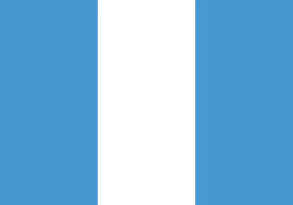 Bandeira Guatemala Azul Branco — Vetor de Stock