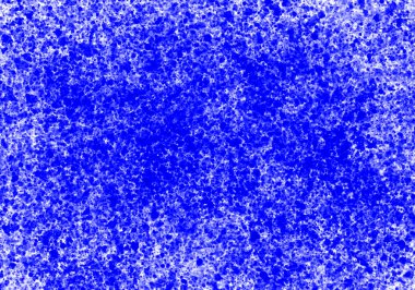 Mavi boya duvarlara sıçramış..