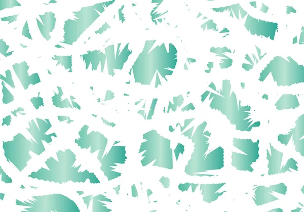 Contexte Chiffres Irréguliers Dans Eau Verte Sur Fond Blanc Papiers — Image vectorielle